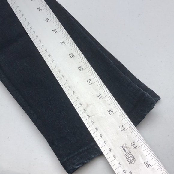 MADE IN ITALY 🇮🇹 BLACKWASH NUDIE TIGHT LONG JOHN SKINNY JEANS 28x34 🇮🇹 - Picture 10 of 13